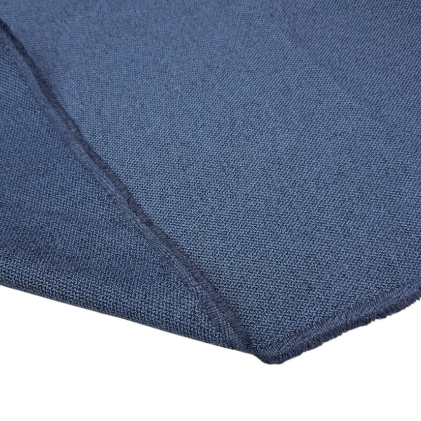 Woven Upholstery Remnant - Blue