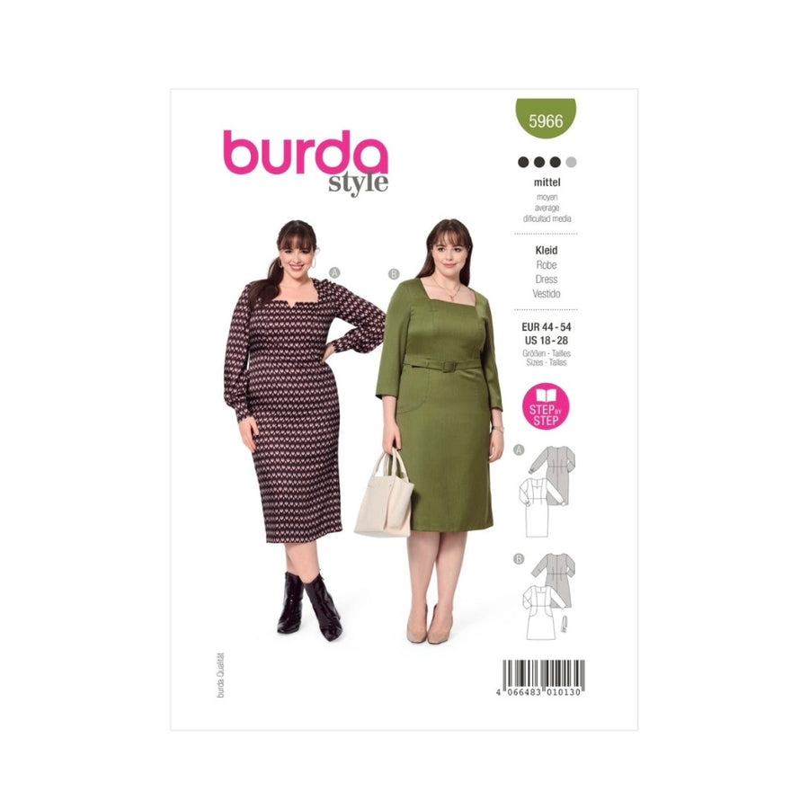 Burda Style 5966 - Dress Sewing Pattern