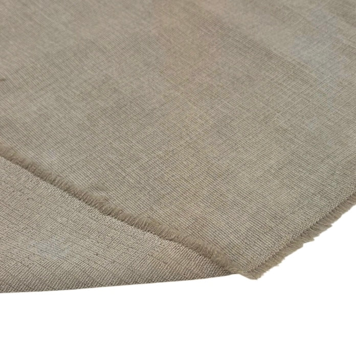 Chenille Crosshatch Upholstery Remnant - Sand