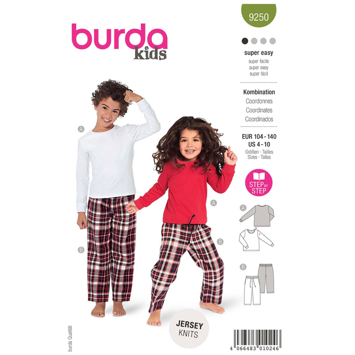 Burda Kids 9250 - Coordinates Sewing Pattern