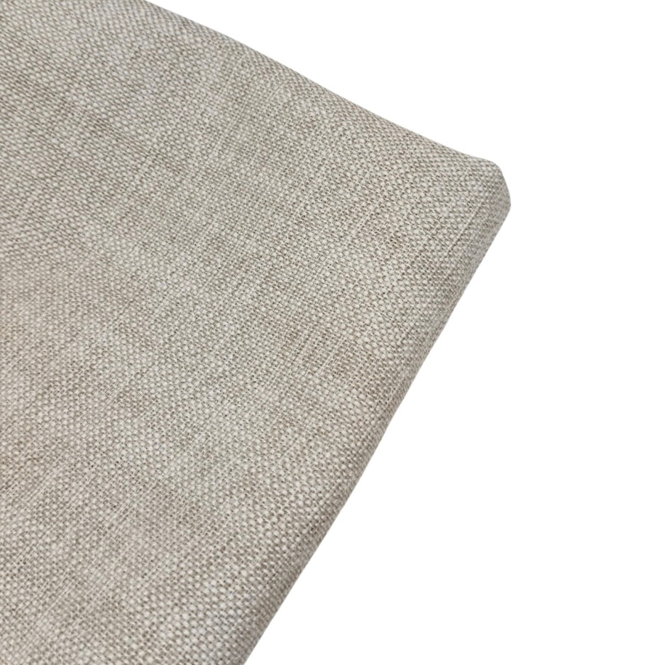 Woven Upholstery Remnant - Heathered Beige