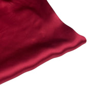 Mulberry Silk Charmeuse Satin - Ruby Red