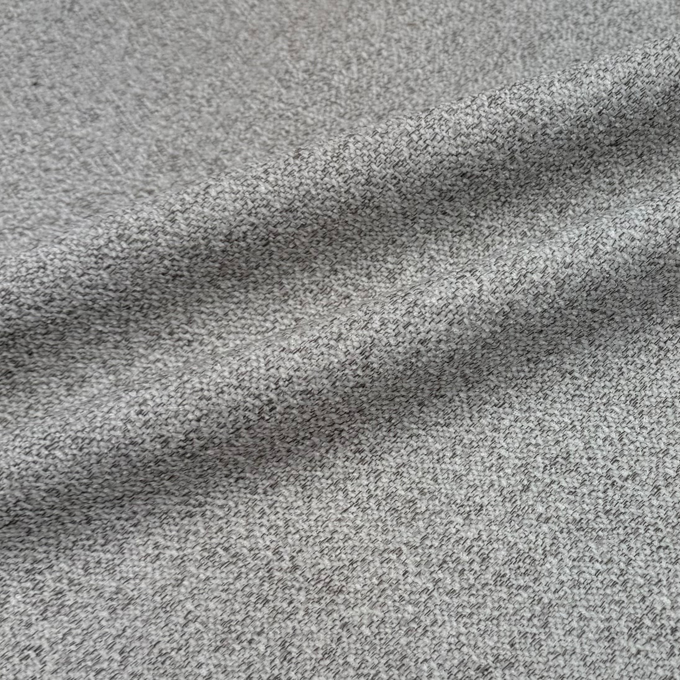 Woven Upholstery Remnant - White/Grey