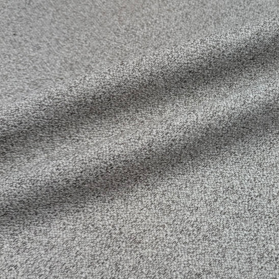 Woven Upholstery Remnant - White/Grey