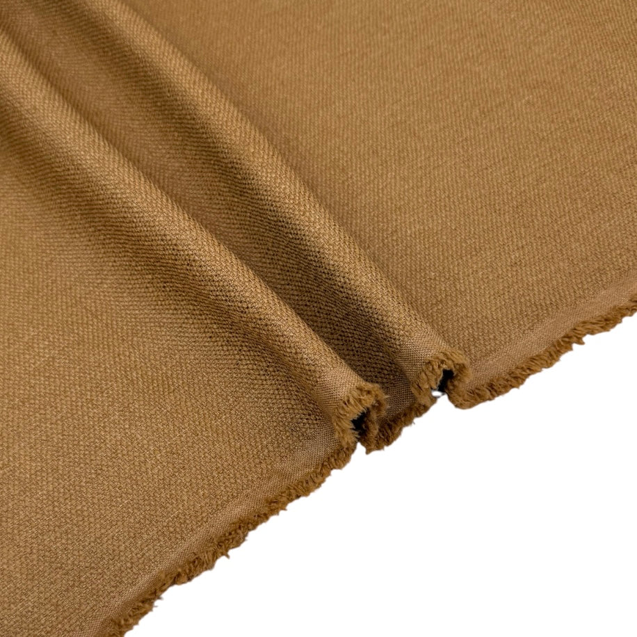 Woven Interfaced Upholstery Remnant - Gold