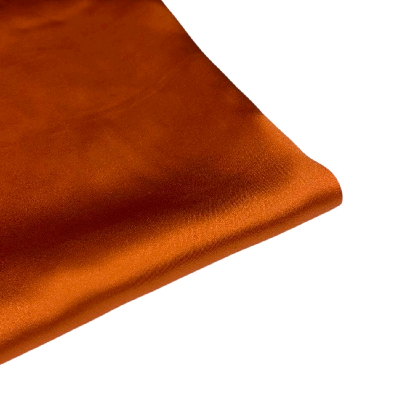 Mulberry Silk Charmeuse Satin - Carrot