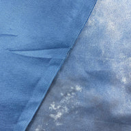 Distressed Coated Stretch Twill Canvas - Navy