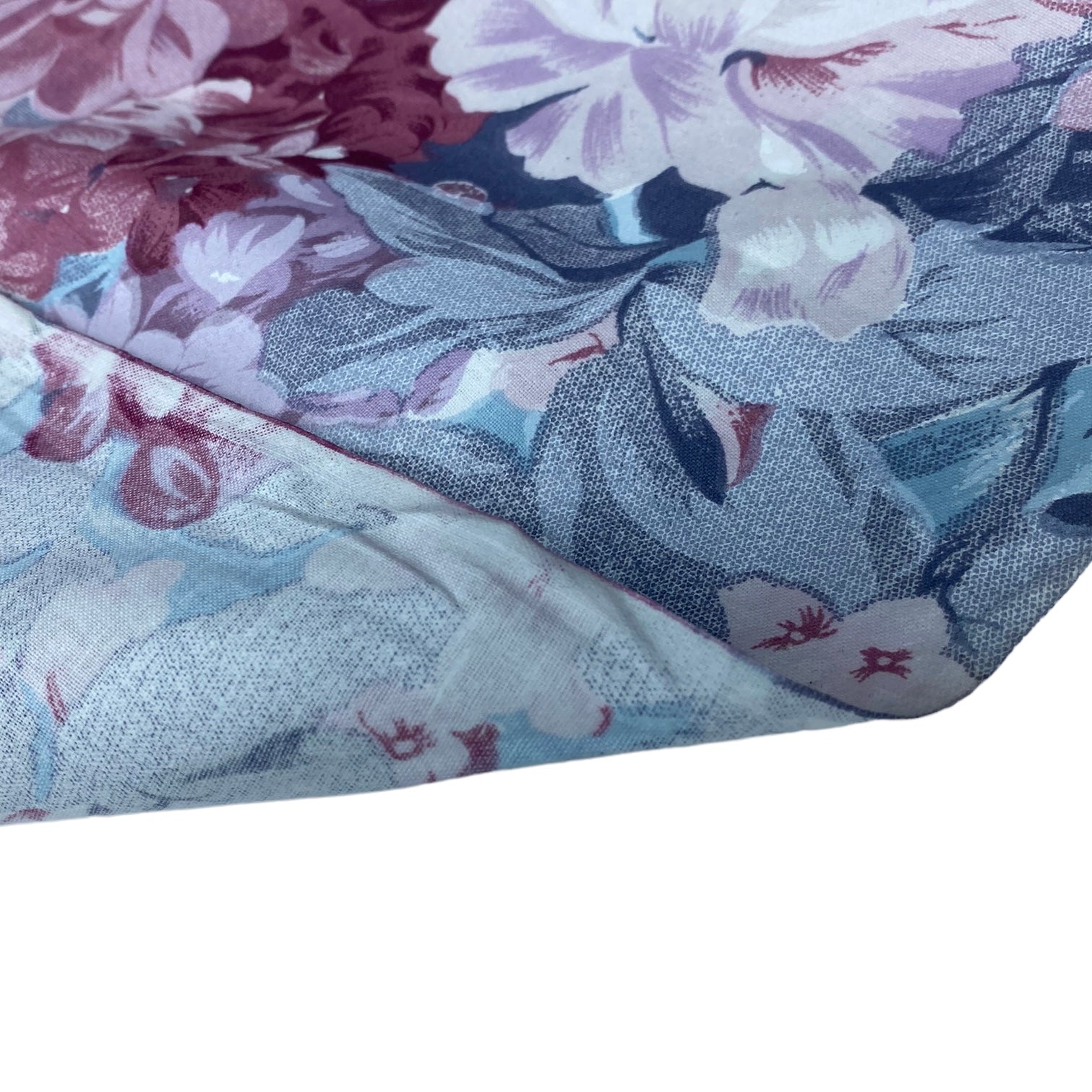 Printed Cotton - Vintage Floral - Pink/Purple/Blue