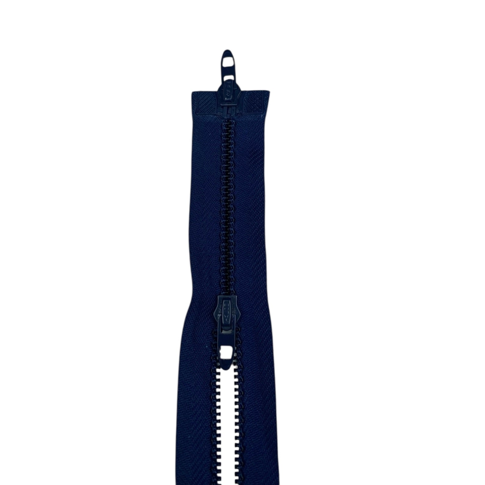 Two Way Coil Open-End Zipper 12.5” - Blue