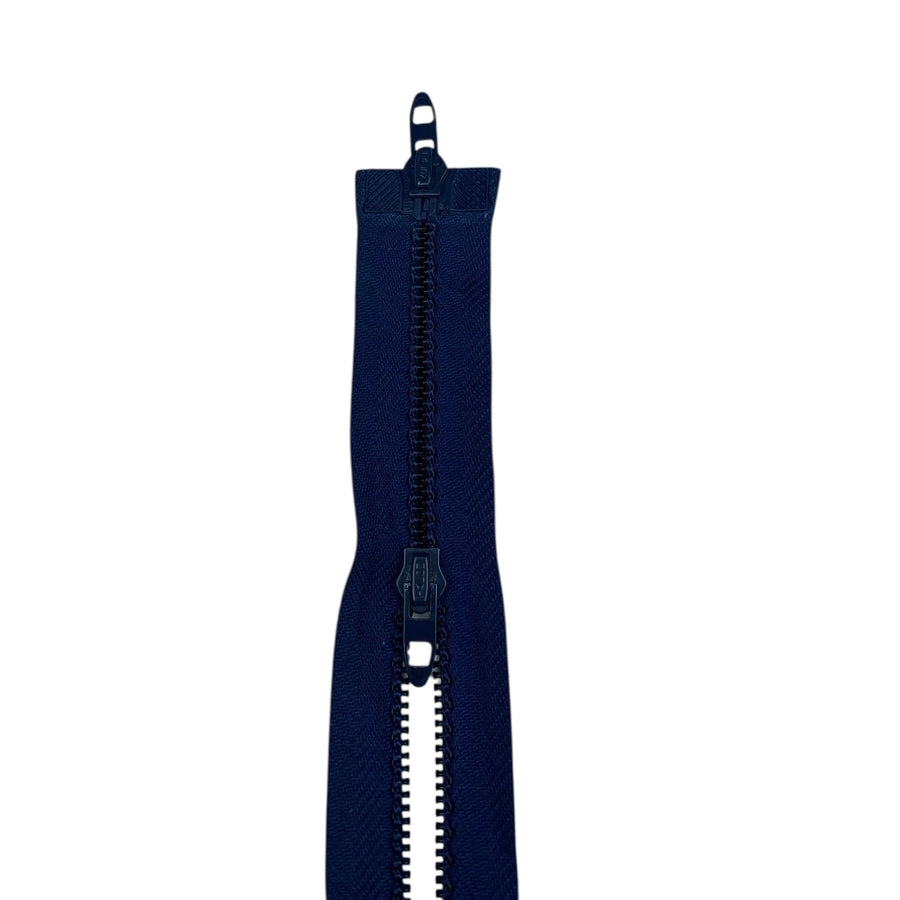 Two Way Coil Open-End Zipper 12.5” - Blue