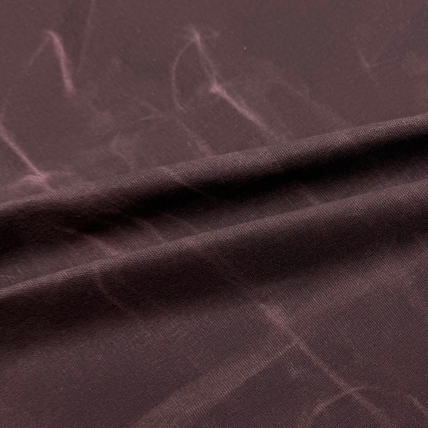 Waxed Cotton Canvas 10oz Beeswax - Deep Plum