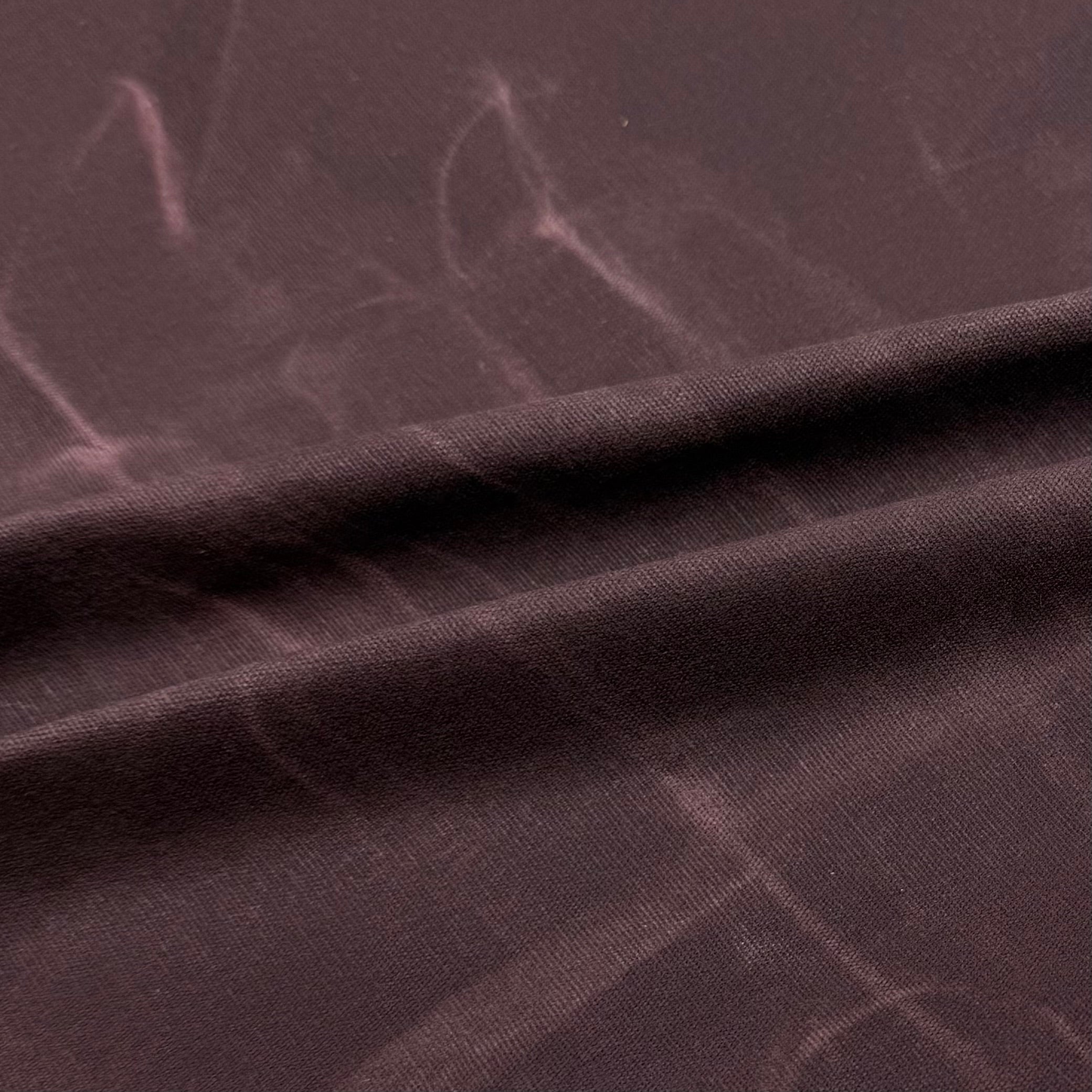 Waxed Cotton Canvas 10oz Beeswax - Deep Plum