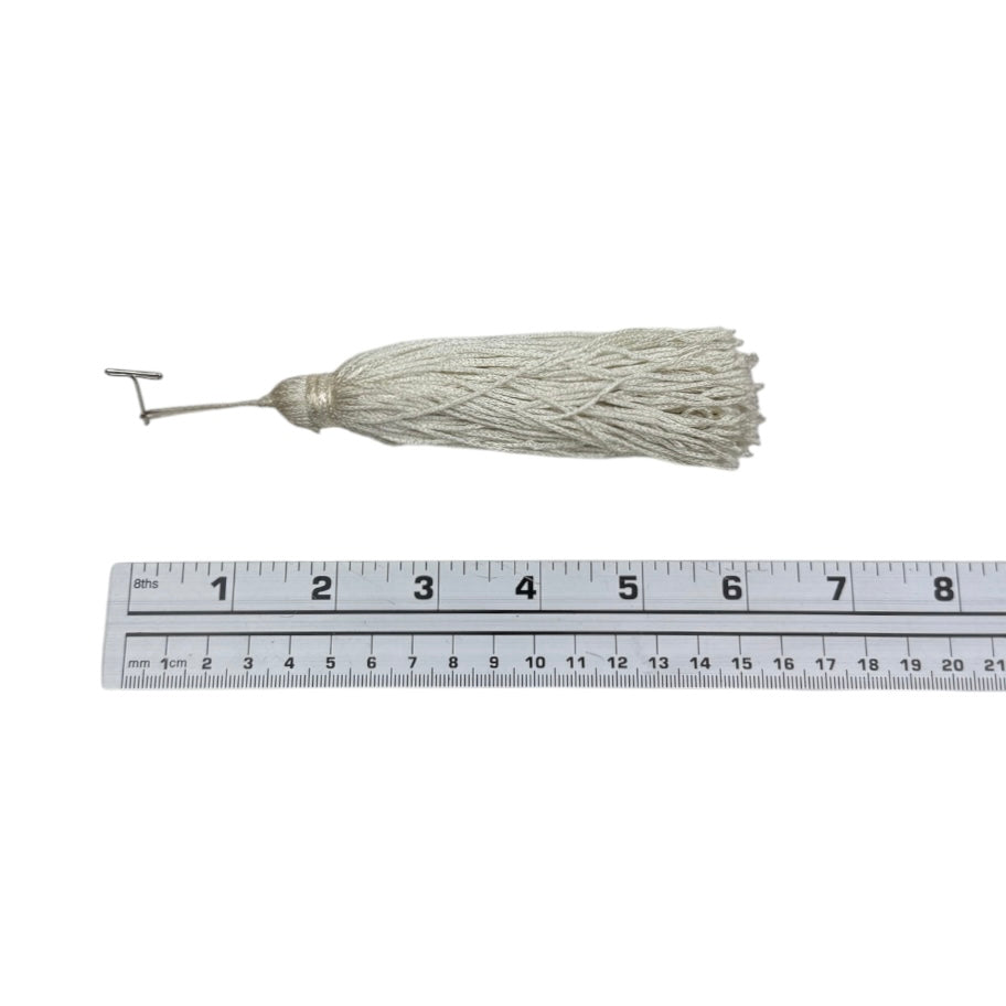 Decorative 4 3/4” Tassel - Ivory