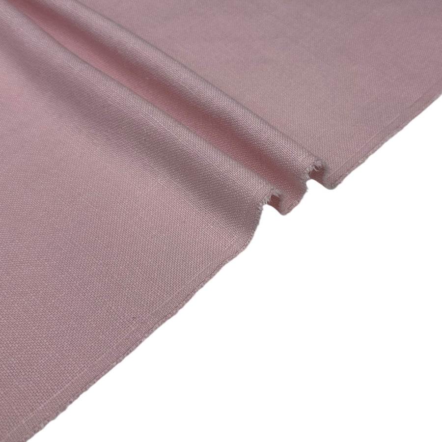 Crosshatch Medium Weight Linen/Viscose Blend - Pink