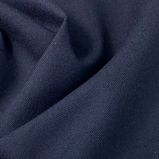 Wool Suiting - Remnant - Navy