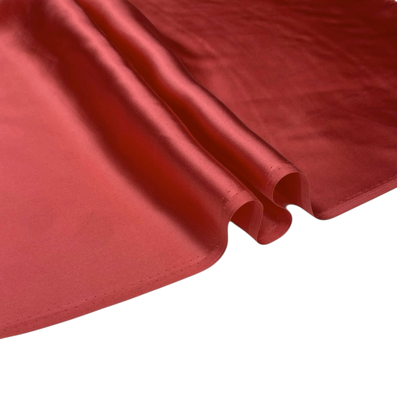 Mulberry Silk Charmeuse Satin - Coral