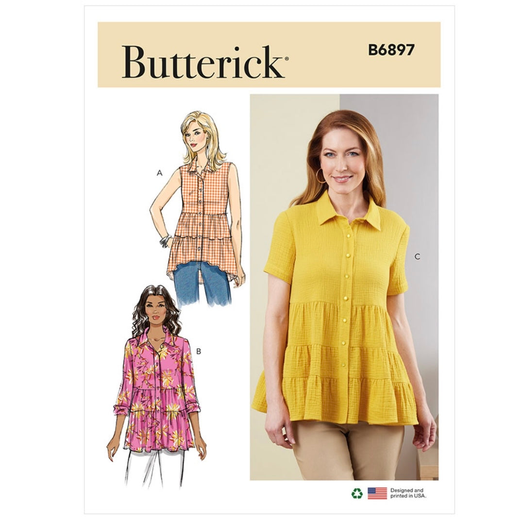 Butterick B6897 Top Sewing Pattern