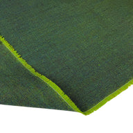 Woven Wool Nylon Blend Upholstery Remnant - Lime/Blue