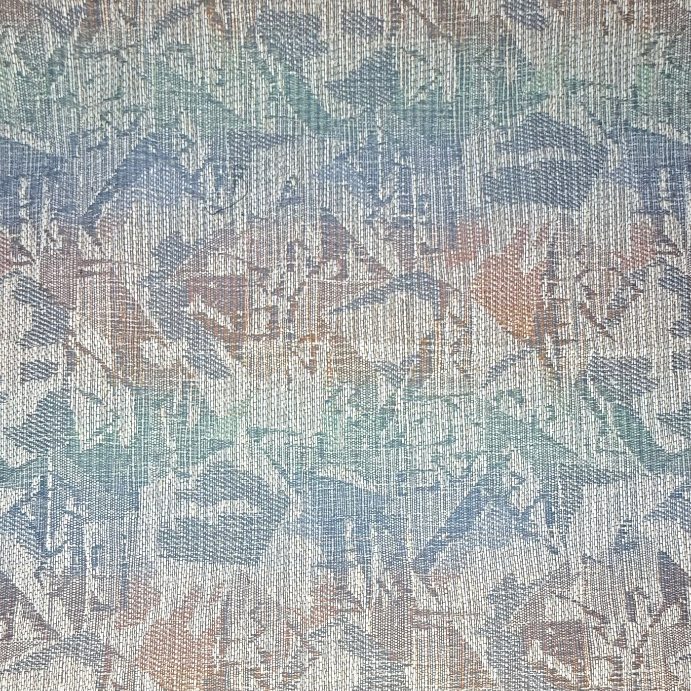 Patterned Upholstery Remnant - White/Pink/Blue/Green