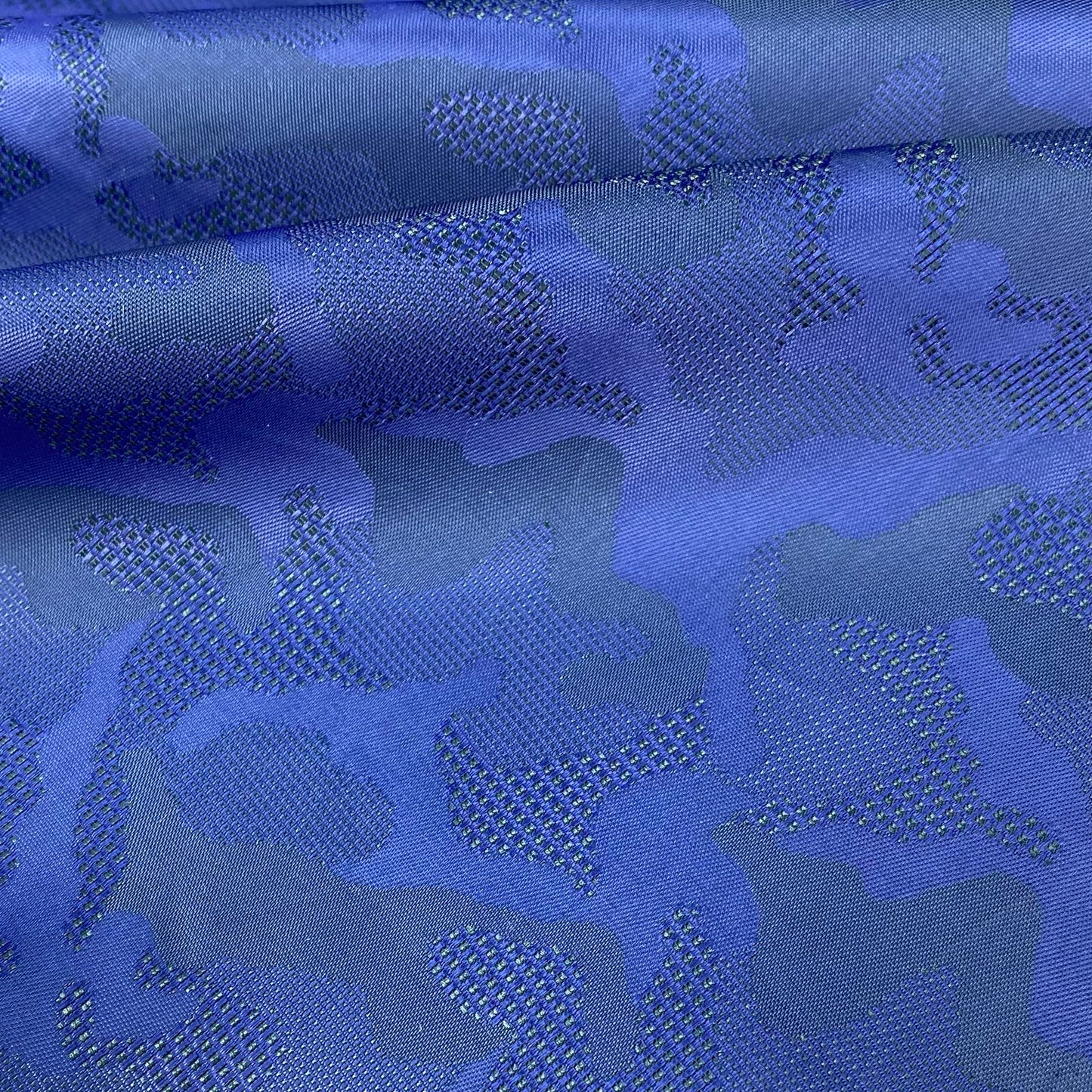 Two Tone Camouflage Lining - Blue/Black