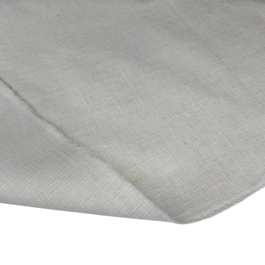 Crosshatch Linen Cotton Upholstery Remnant - Natural