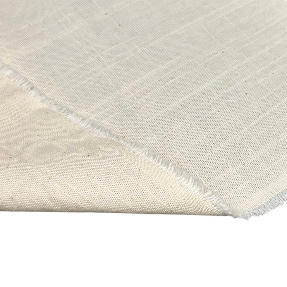 Crosshatch Medium Weight Linen - Natural