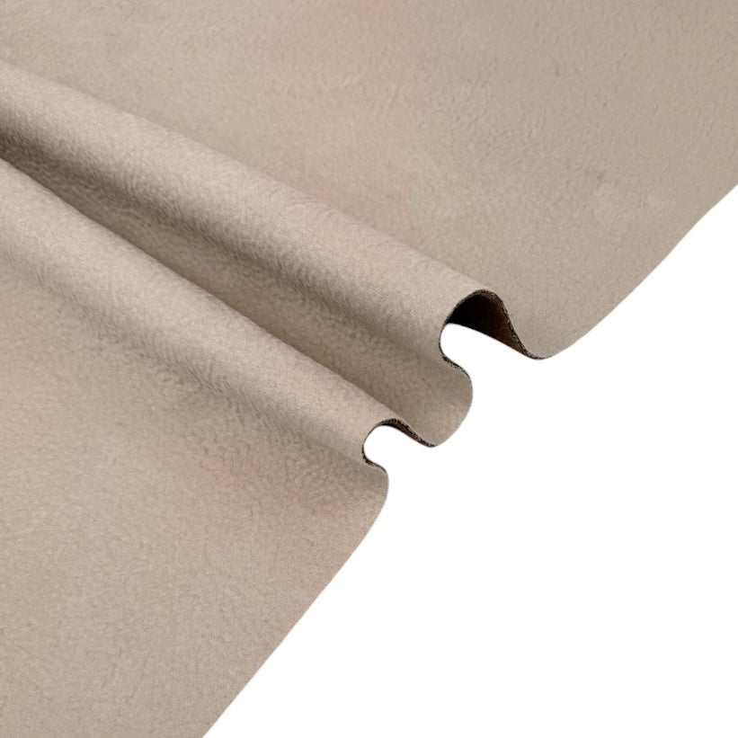 Interfaced Upholstery Remnant - Beige/Brown