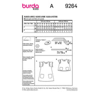 Burda Kids 9264 - Dress & Blouse Sewing Pattern