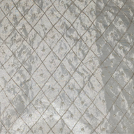 Diamond Embroidered Beaded Silk Organza - Beige