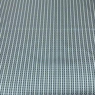 Plaid Silk/Polyester - Grey / White - Remnant