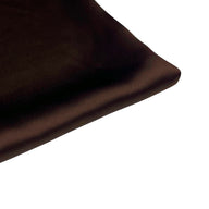 Mulberry Silk Charmeuse Satin - Dark Brown