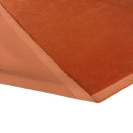 Cotton Velvet Upholstery Remnant - Orange