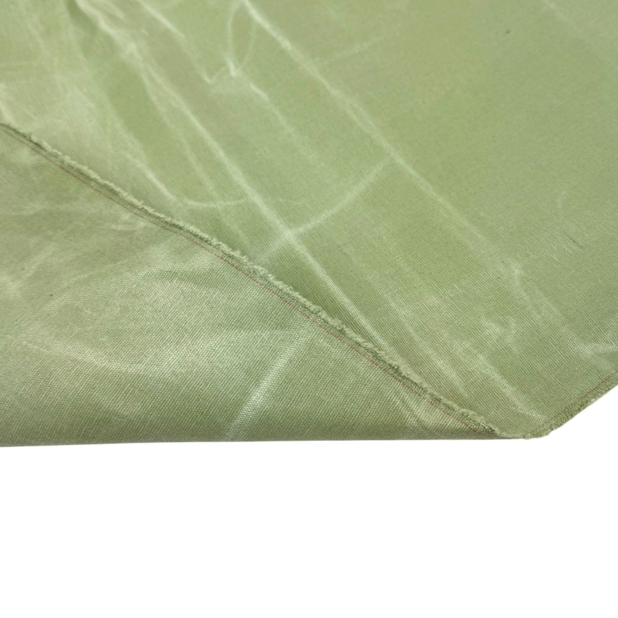Waxed Cotton Canvas 10oz Beeswax - Mist Green