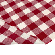 Checkered Organic Cotton - Red/Ivory