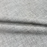 Chenille Upholstery Remnant - White/Grey