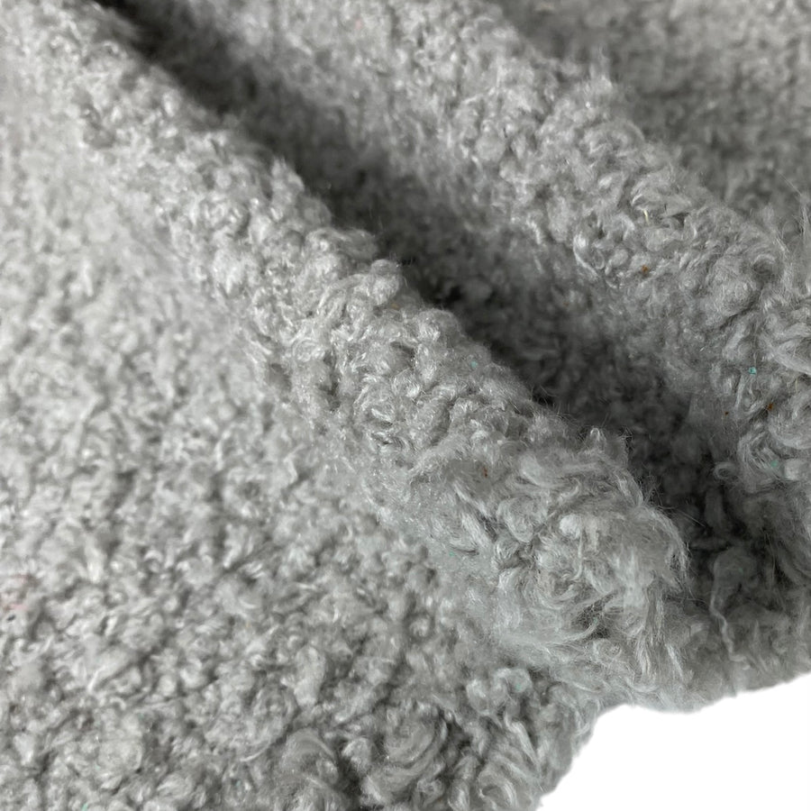 Boucle Upholstery Designer Remnant  - Grey