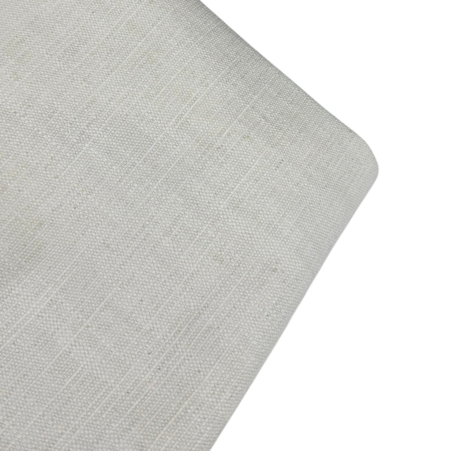 Crosshatch Linen Cotton Upholstery Remnant - Natural