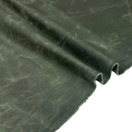 Waxed Cotton Canvas 12oz - Remnant - Green