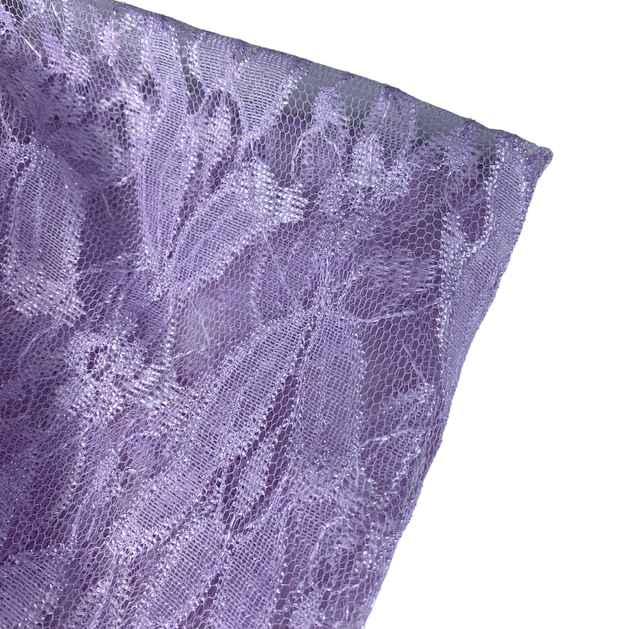 Floral Embroidered Lace - Lavender