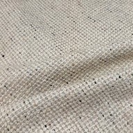 Wool Upholstery Remnant  - Speckled Ivory