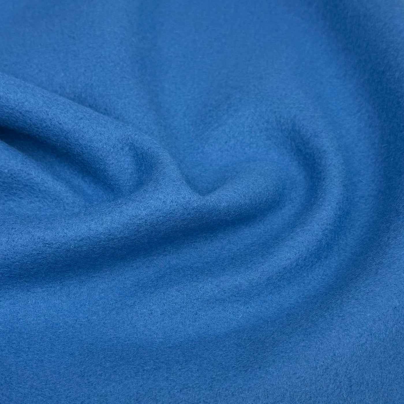 Melton Wool Coating - Alpine Blue