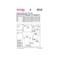 Burda Style 6018 - Dress & Shirt Sewing Pattern