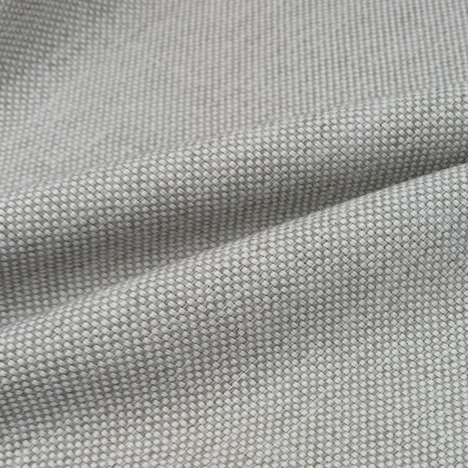 Woven Upholstery Remnant - White/Beige
