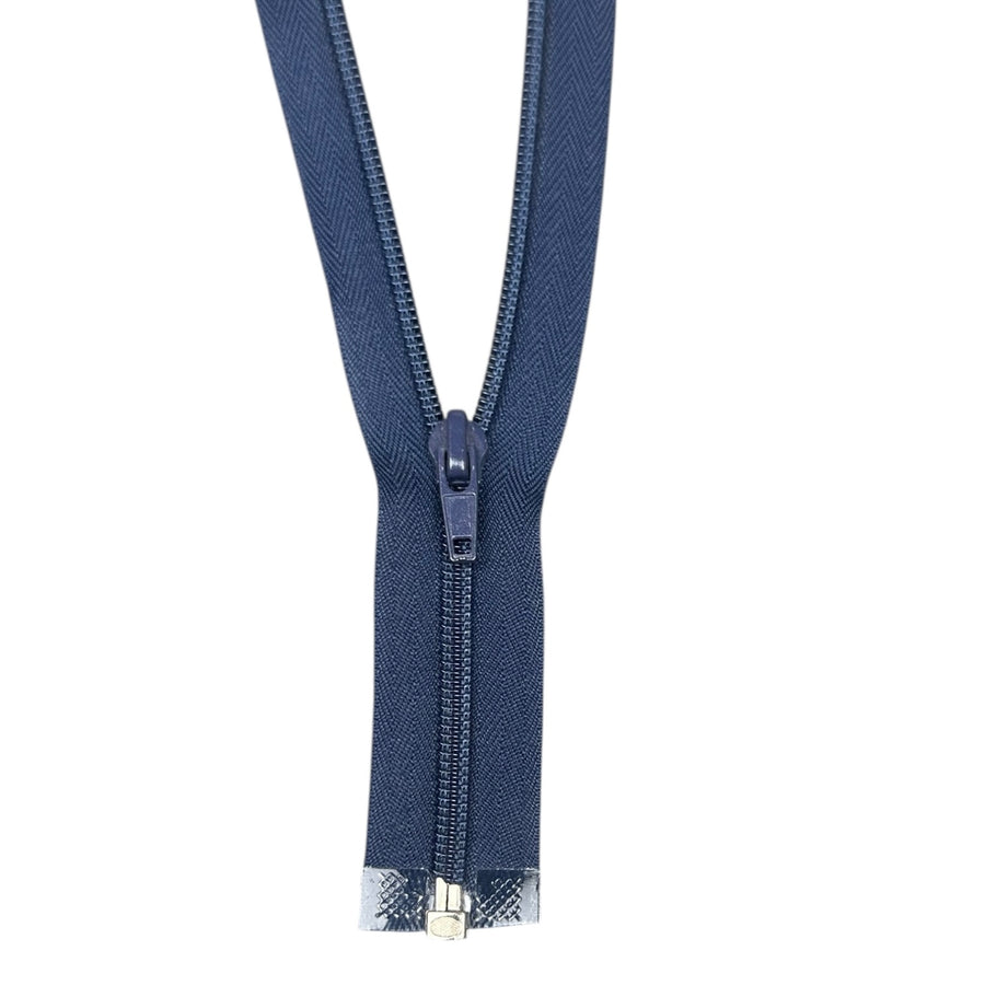 Coil One-Way Open End Zipper 19” - Navy