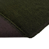Boucle Wool Upholstery Remnant - Dark Green