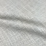 Boucle Upholstery Remnant  - White/Black