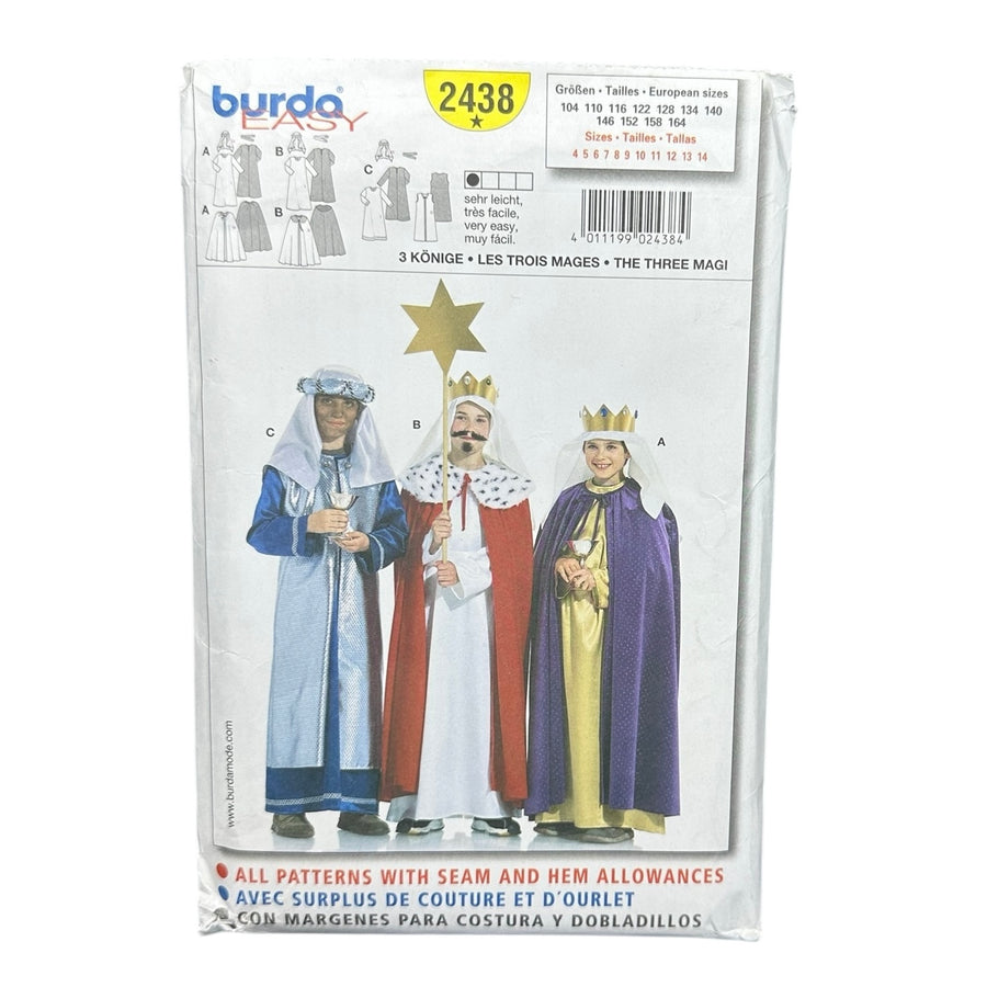 Burda 2438 Child Costume Sewing Pattern
