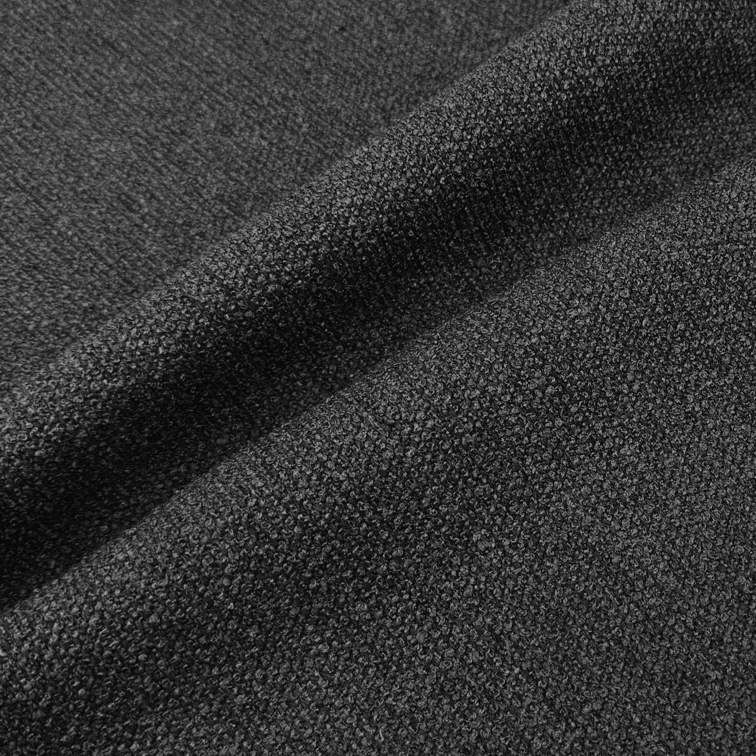 Boucle Upholstery Remnant  - Dark Grey