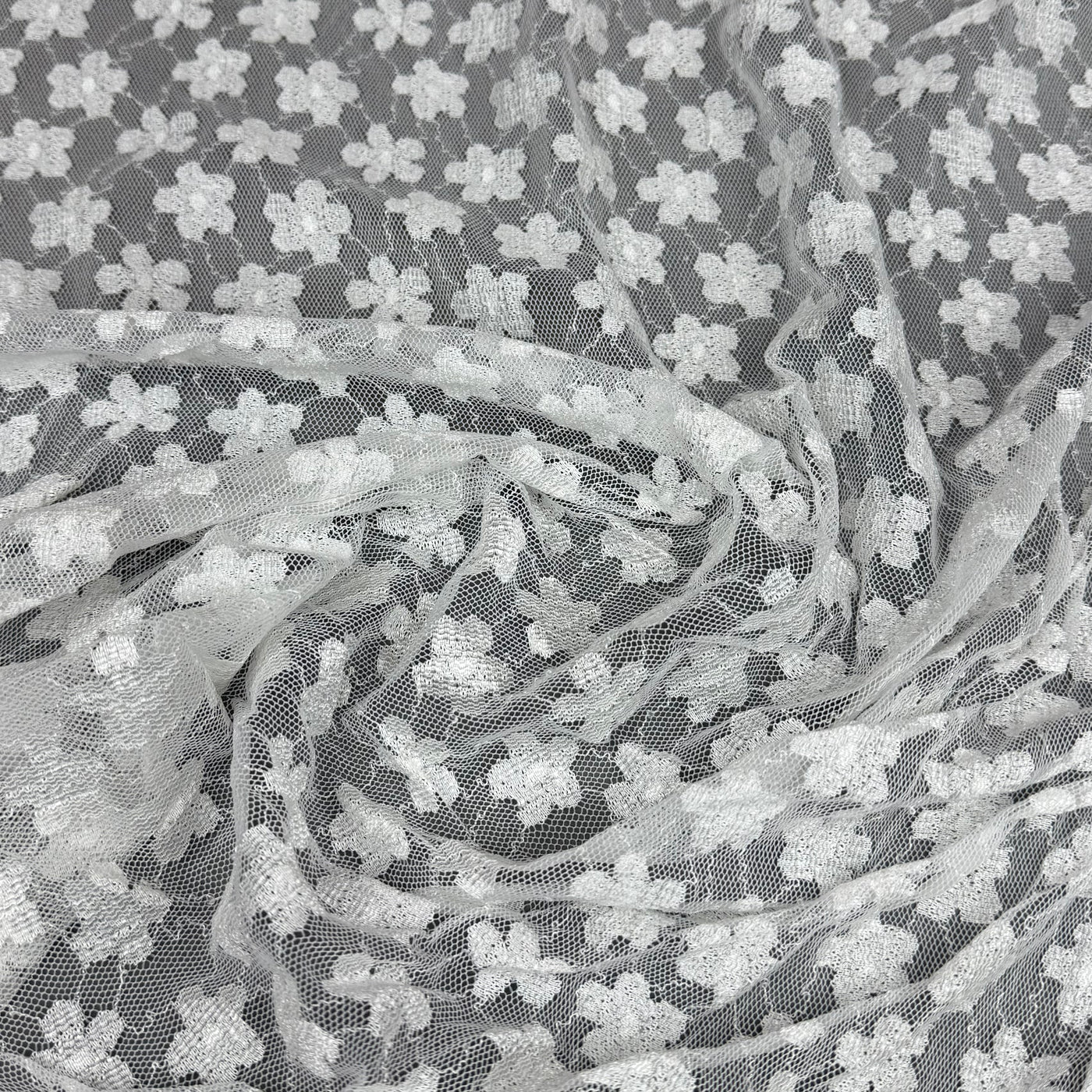 Floral Lace - White