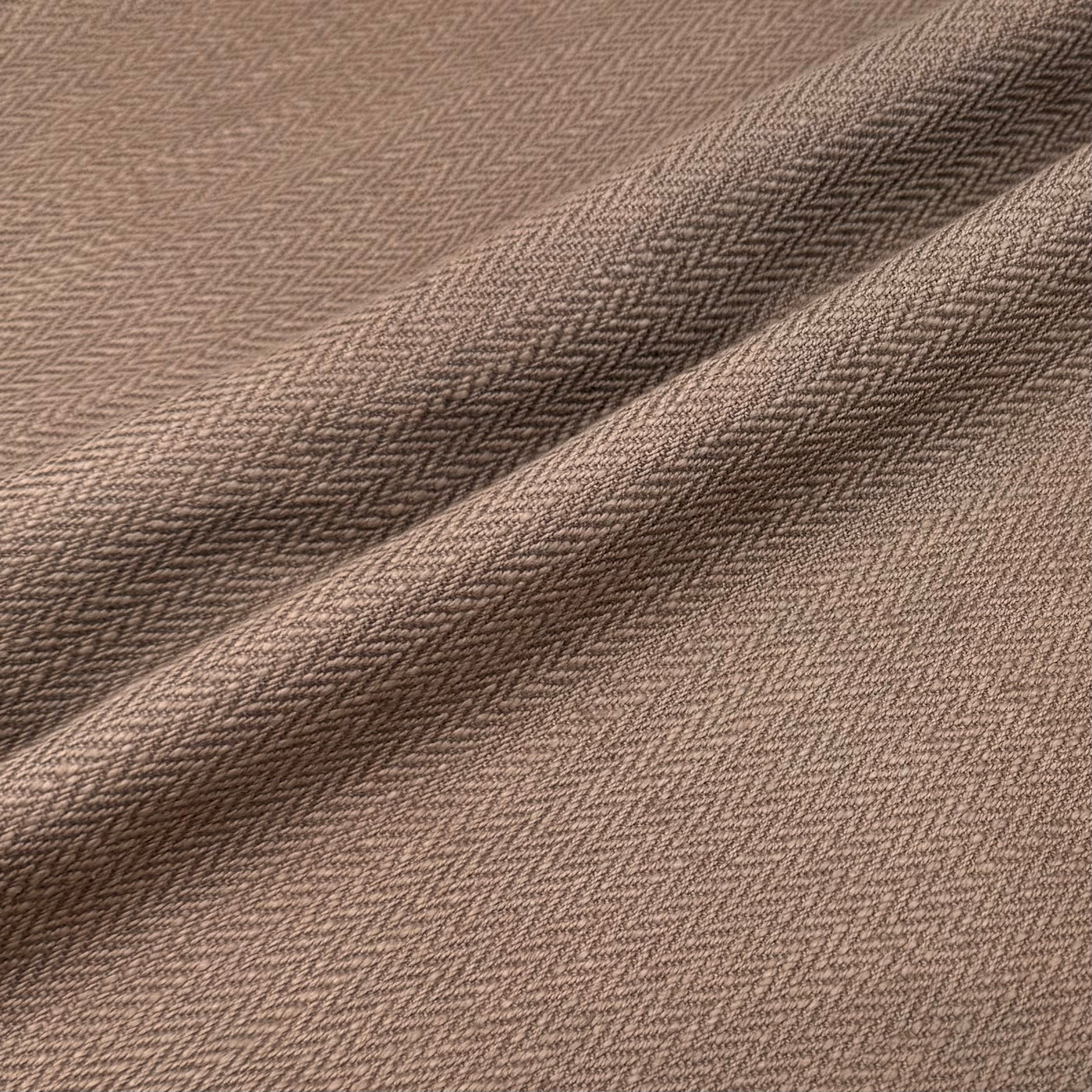 Woven Herringbone Upholstery Remnant - Taupe